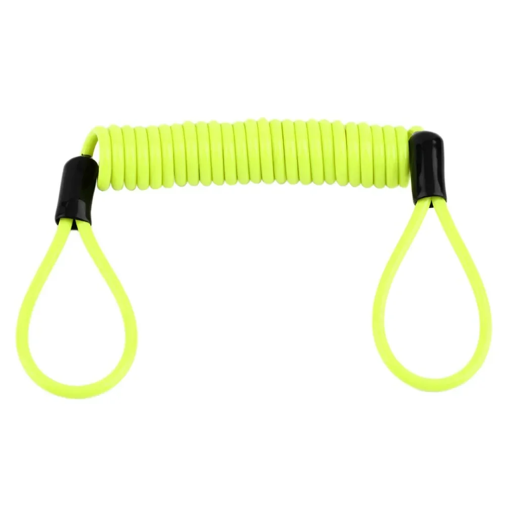 Disc Lock Brake - 150cm verde segurança anti ladrão moto