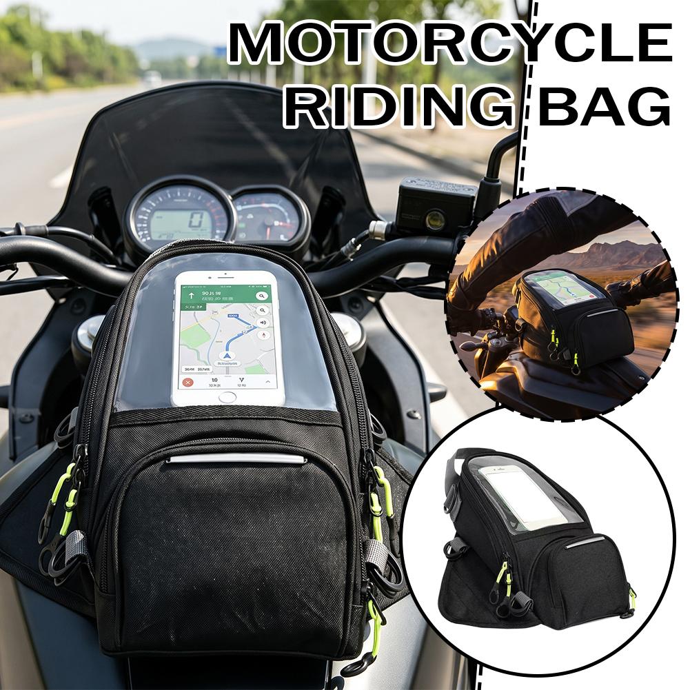Motorcycle Gear Backpack - Bolsa de Tanque Magnética para Motocicleta