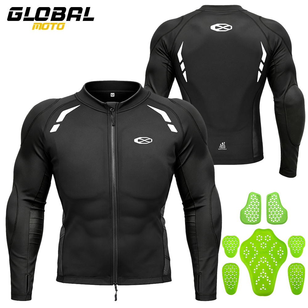 Gearx Motorcycle Jacket - Jaqueta masculina para motocicleta, respirável, com