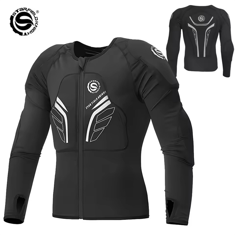 Gearx Motorcycle Jacket - Jaqueta de Motocicleta Preta SFK, Ajuste
