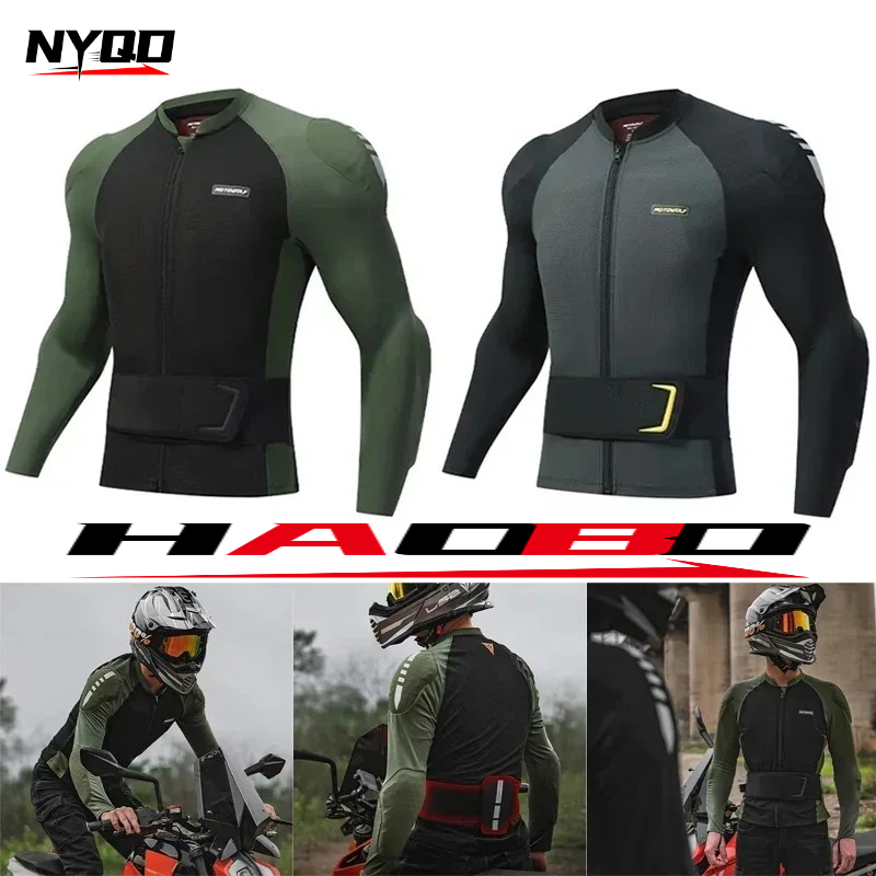 Gearx Motorcycle Jacket - Motocicleta respirável armadura macia moto jaqueta