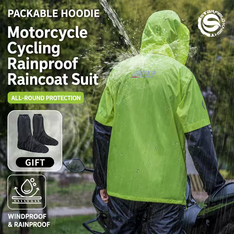 Motorcycle Gear For Men - Conjunto de Capa de Chuva para