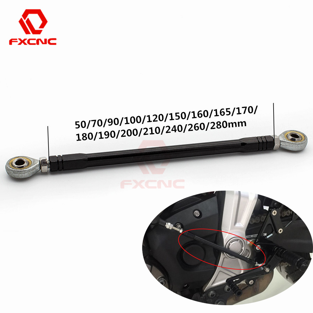 Motorcycle Gear Linkage Rod - Pedaleira Traseira de Moto Preta 40