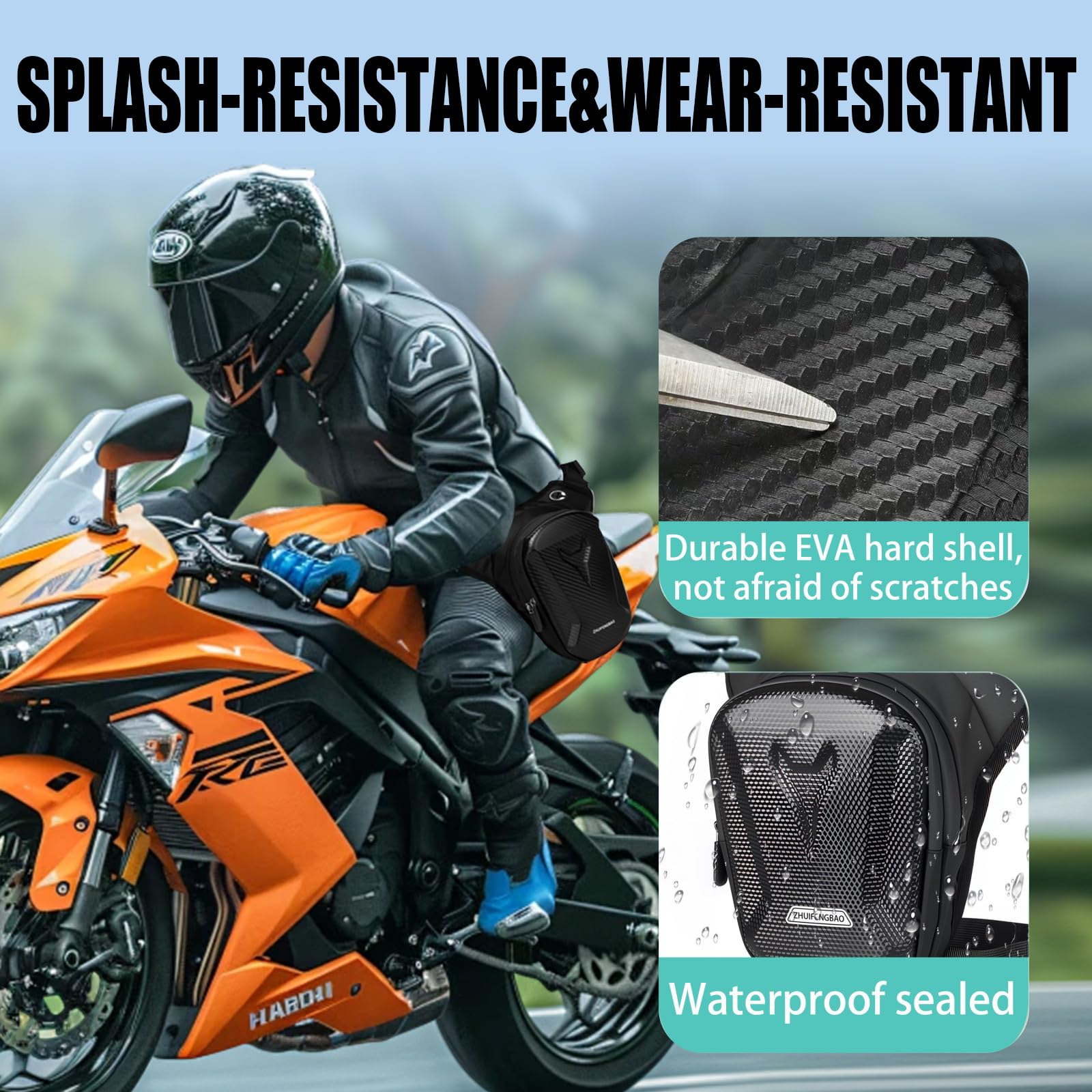 Bolsa de Perna Impermeável par - Motorcycle Gear Companies avaliação e preço
