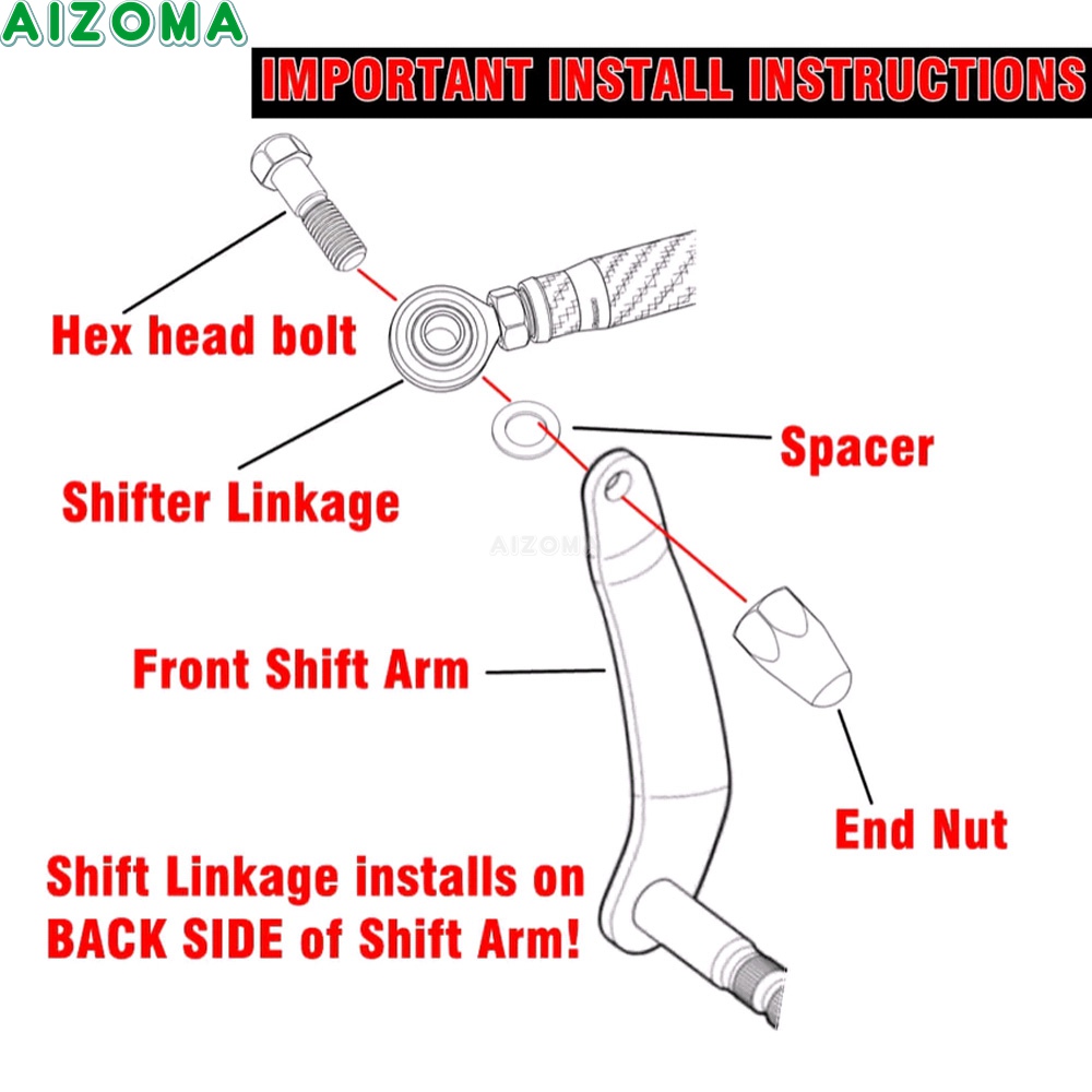 Haste de Ligação de Câmbio de  - Motorcycle Gear Linkage Rod avaliação e preço