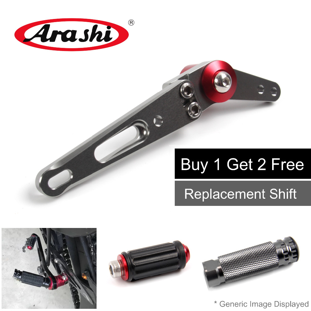 Arashi ajustável rearsets subs - Motorcycle Gear Lever Extender avaliação e preço