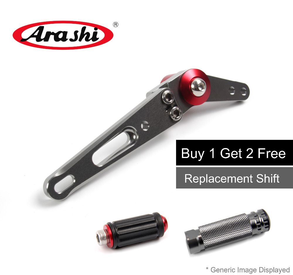 Arashi ajustável rearsets subs - Motorcycle Gear Lever Extender avaliação e preço